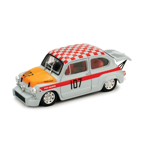 FIAT ABARTH 1000 N.107 WINNER CLASS NURBURGRING 1967 G.EDELHOF 1:43 Brumm Auto Competizione Modellino