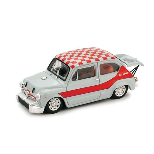 FIAT ABARTH 1000 BERLINA CORSA GR.5 UFFICIALE 1968 LIVREA ROSSA 1:43 Brumm Auto Competizione Modellino