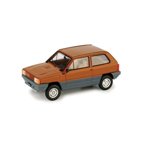 FIAT PANDA 45 1980 MARRONE LAND 1:43 Brumm Auto Stradali Modellino