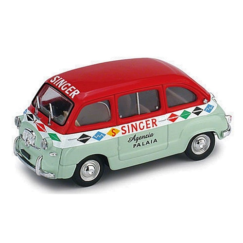 FIAT 600 MULTIPLA 1956 SINGER 1:43 Brumm Veicoli Commerciali Modellino