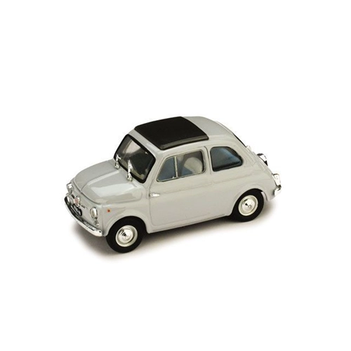 FIAT 500 D CHIUSA 1960 GRIGIO CENERE 1:43 Brumm Auto Stradali Modellino