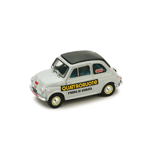 FIAT 500 PROVA DURATA QUATTRORUOTE 1958 1:43 Brumm Veicoli Commerciali Modellino