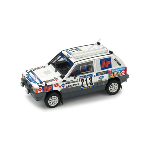 FIAT PANDA 4x4 N.213 ABANDON P.DAKAR 1984 GIRAUDO-CONTEGIACOMO 1:43 Brumm Auto Rally Modellino
