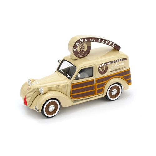 FIAT 1100 FURGONE CAFFE' MUSETTI 1950 1:43 Brumm Veicoli Commerciali Modellino