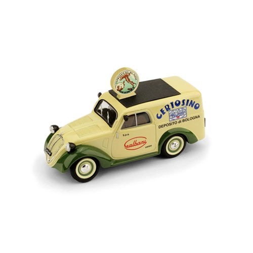 FIAT 500B FURGONE 1950 GALBANI 1:43 Brumm Veicoli Commerciali Modellino