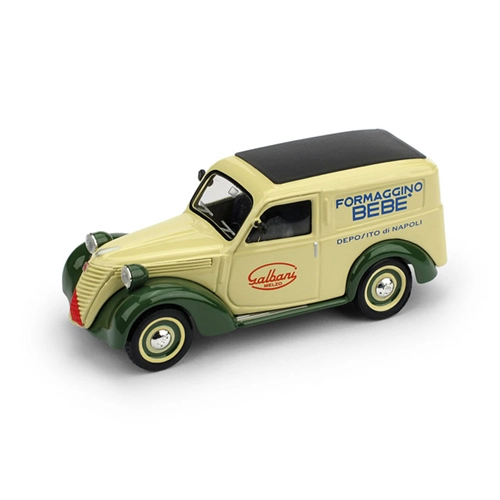 FIAT 1100 FURGONE 1950 FORMAGGINO BEBE' GALBANI 1:43 Brumm Veicoli Commerciali Modellino