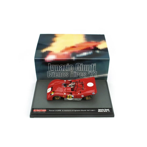 FERRARI 312PB I.GIUNTI 1971 N.24 B.AIRES 1:43 Brumm Auto Competizione Modellino