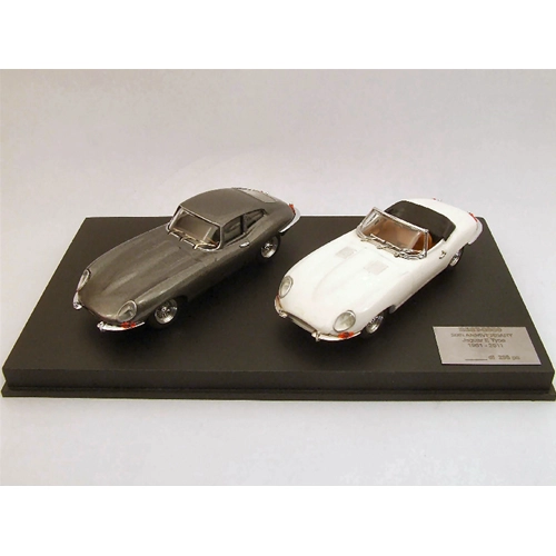 JAGUAR E TYPE 50° ANNIVERSARY PARIS 1961 2 Modellini 1:43 Best Model Auto Stradali Modellino