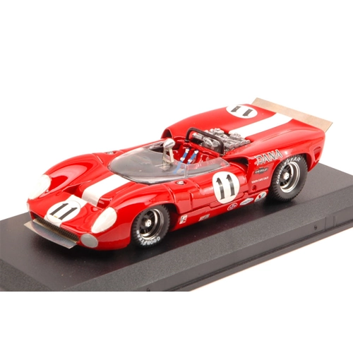LOLA T70 SPYDER N.11 5th CAN-AM BRIDGEHAMPTON 1967 L.MOTSCHENBACHER 1:43 Best Model Auto Competizione Modellino
