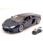 LAMBORGHINI AVENTADOR LP700-4 2011 BLUE 1:18 Burago Auto Stradali Modellino