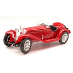 ALFA ROMEO 8C 2300 SPIDER 1932 RED 1:18 Burago Auto d'Epoca Modellino