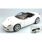 FERRARI CALIFORNIA T (OPEN TOP) 2014 WHITE 1:18 Burago Auto Stradali Modellino