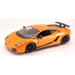 LAMBORGHINI GALLARDO SUPERLEGGERA 2007 ORANGE 1:24 Burago Auto Stradali Modellino