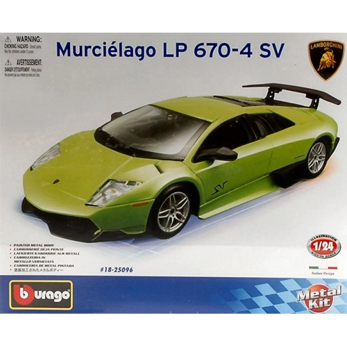 LAMBORGHINI MURCIELAGO LP 670-4 SV 2009 KIT 1:24 Burago Kit Auto Modellino