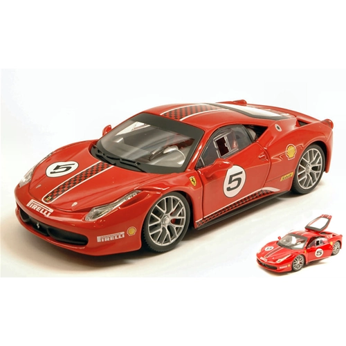 FERRARI 458 CHALLENGE 2009 1:24 Burago Auto Competizione Modellino