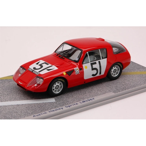 AUSTIN HEALEY SPRITE N.51 15th Le Mans 1967 C.BAKER-A.HEDGES 1:43 Bizarre Auto Competizione Modellino