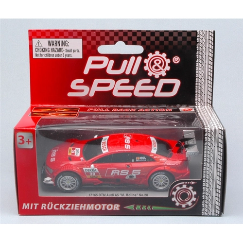 DTM AUDI A5 N.20 M.MOLINA PULL SPEED 1:43 Carrera Modellismo Giocattolo Modellino