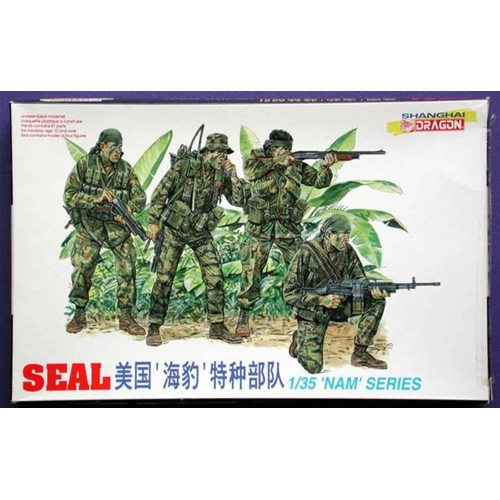 SEAL KIT 1:35 Dragon Kit Figure Militari Modellino