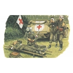 GERMAN MEDICAL TROOPS KIT 1:35 Dragon Kit Figure Militari Modellino