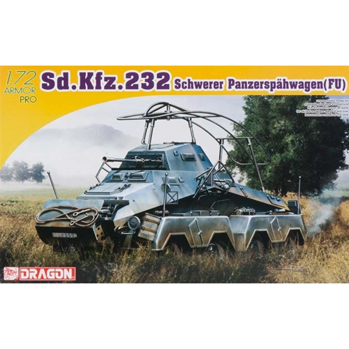 SD KFZ 232 PANZERSPAHWAGEN KIT 1:72 Dragon Kit Mezzi Militari Modellino