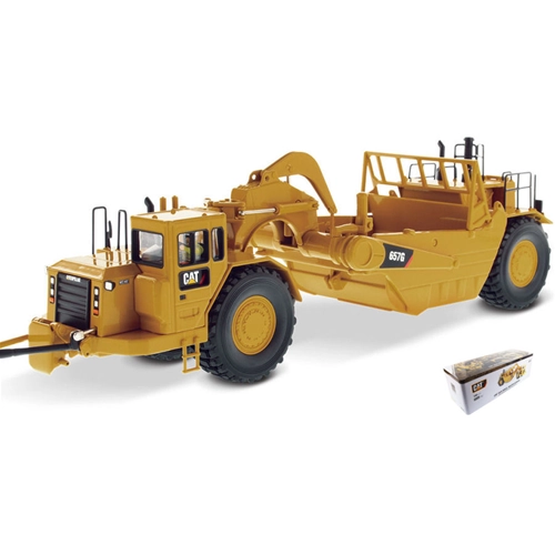 CAT 657G WHEEL TRACTOR SCRAPER 1:50 Diecast Master Mezzi Industriali Modellino