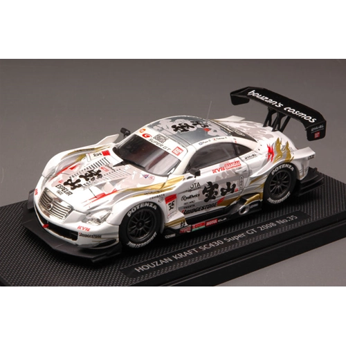 LEXUS SC430 N.35 HOUZAN KRAFT SUPER GT 2008 1:43 Ebbro Auto Competizione Modellino