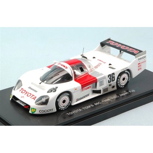 TOYOTA 88C N.36 9th 1000 KM FUJI 1986 NAKAJIMA-LEES-SEKIYA 1:43 Ebbro Auto Competizione Modellino
