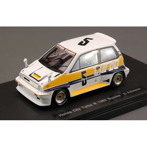 HONDA CITY TURBO R N.5 SUZUKA 1982 K.ACHESON 1:43 Ebbro Auto Competizione Modellino