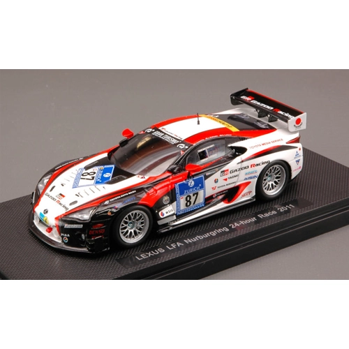 LEXUS LFA N.87 24 H NURBURGRING 2011 1:43 Ebbro Auto Competizione Modellino
