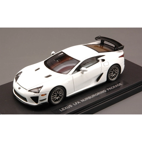 LEXUS LFA ALLESTIMENTO NURBURGRING WHITE 1:43 Ebbro Auto Competizione Modellino