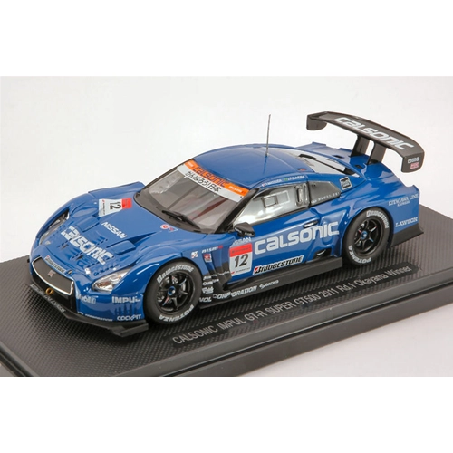 NISSAN R35 GT-R N.12 SUPER GT500 2011 1:43 Ebbro Auto Competizione Modellino