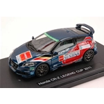 HONDA CR-Z LEGEND CUP 2011 BLUE (DECALS FOR N.36/55/100) 1:43 Ebbro Auto Competizione Modellino