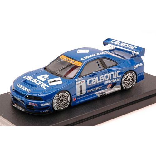 NISSAN CALSONIC SKYLINE N.1 JGTC 1996 HOSHINO-KAGEYAMA EBBRO x HPI 1:43 Ebbro Auto Competizione Modellino