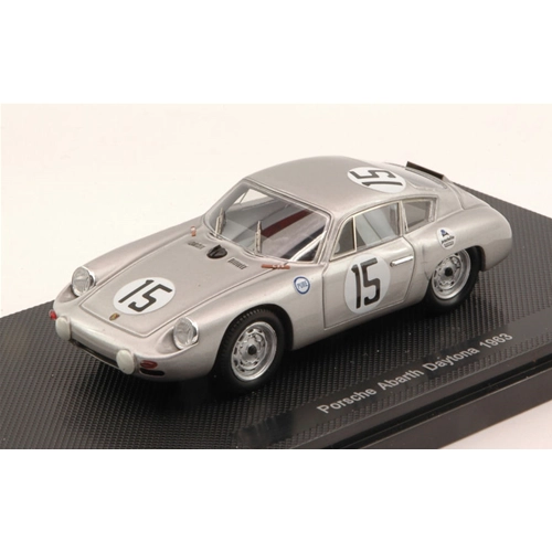 PORSCHE ABARTH N.15 5th (WINNER CLASS) 3H DAYTONA 1963 JO BONNIER 1:43 Ebbro Auto Competizione Modellino