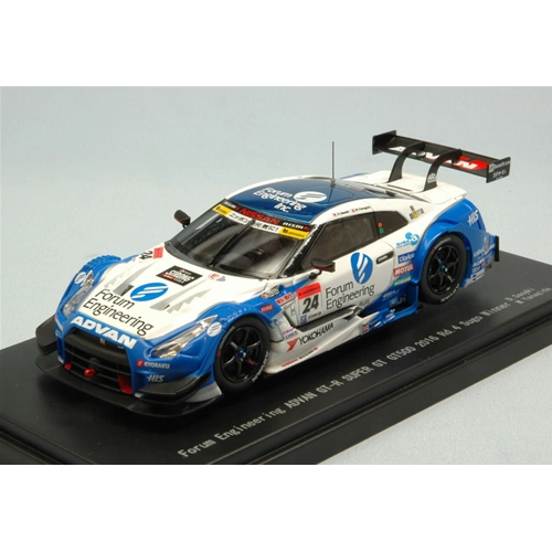 NISSAN GT-R N.24 WINNER SUGO SUPER GT500 2016 D.SASAKI-M.YANAGIDA 1:43 Ebbro Auto Competizione Modellino