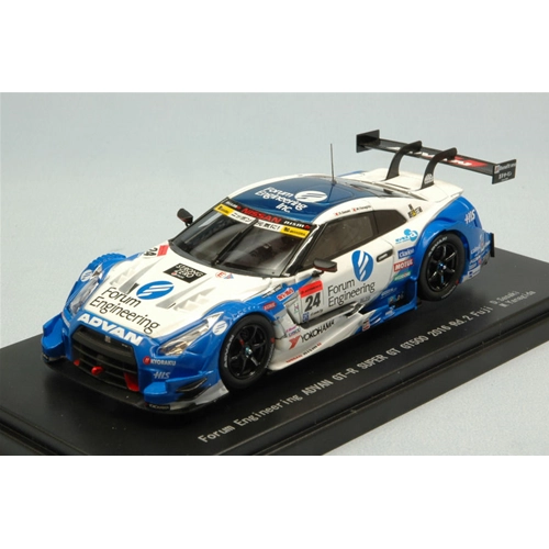 NISSAN GT-R N.24 9th FUJI SUPER GT500 2016 D.SASAKI-M.YANAGIDA 1:43 Ebbro Auto Competizione Modellino