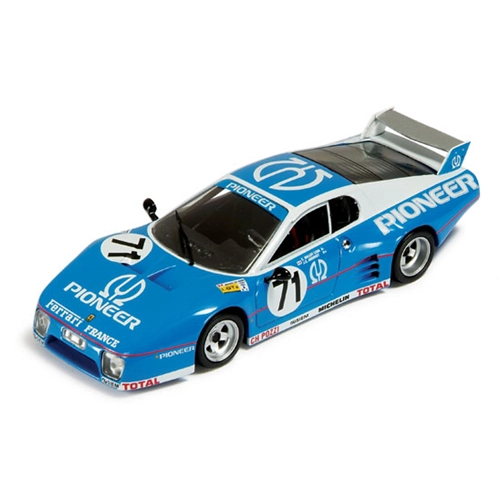 FERRARI 512 BB Le Mans N.71 PIONEER 1982 1:43 Ixo Model Auto Competizione Modellino