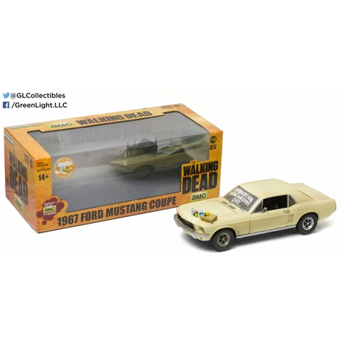 FORD MUSTANG 1967 "SOPHIA MESSAGE CAR" (2010 CURRENT TV SERIES) 1:18 Greenlight Movie Modellino