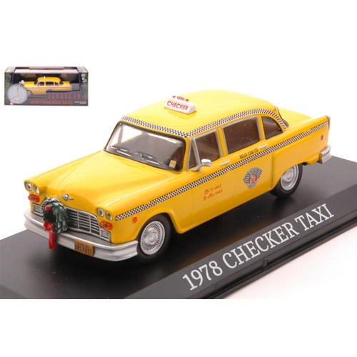 CHECKER TAXI 1978 SCROOGED 1988 1:43 Greenlight Movie Modellino