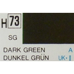 GU0073 DARK GREEN SEMI-GLOSS ml 10 Pz.6 Gunze Colori ed Accessori Modellino