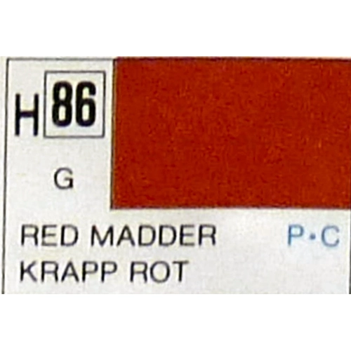 RED MADDER GLOSS ml 10 Pz.6 Gunze Colori ed Accessori Modellino