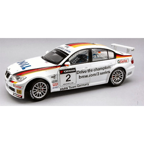 BMW 320 I N.2 WTCC 2007 1:18 Guiloy Auto Competizione Modellino