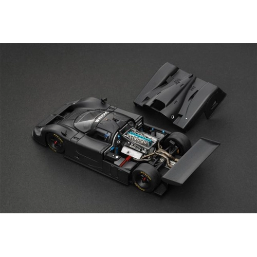 JAGUAR XJR 9 PLAIN COLOR 1988 BLACK 1:43 Hpi Racing Auto Competizione Modellino