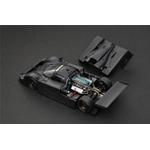 JAGUAR XJR 9 PLAIN COLOR 1988 BLACK 1:43 Hpi Racing Auto Competizione Modellino