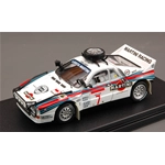 LANCIA 037 RALLY N.7 4th SAFARI 1984 ALEN/KIVIMAKI 1:43 Hpi Racing Auto Rally Modellino