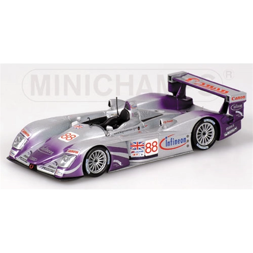 AUDI R 8 N.88 2nd LE MANS 2004 DAVIES-HERBERT-SMITH 1:43 Minichamps Auto Competizione Modellino