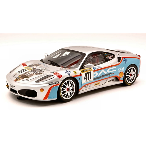 FERRARI F430 N.411 E.ANASSIS 2006 NORTH AMERICAN CHAMPION 1:18 Hot Wheels Auto Competizione Modellino