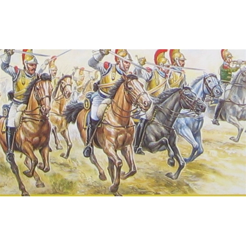 CARABINIERS FRENCH CAVALRY KIT 1:72 Italeri Kit Figure Militari Modellino