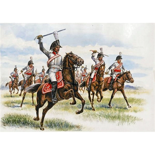 PRUSSIAN CUIRASSIERS GARDE DU CORPS KIT 1:72 Italeri Kit Figure Militari Modellino