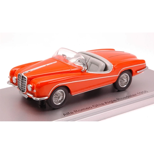ALFA ROMEO 1900 SS GHIA AIGLE ROADSTER 1966 ORANGE 1:43 Kess Model Auto Stradali Modellino